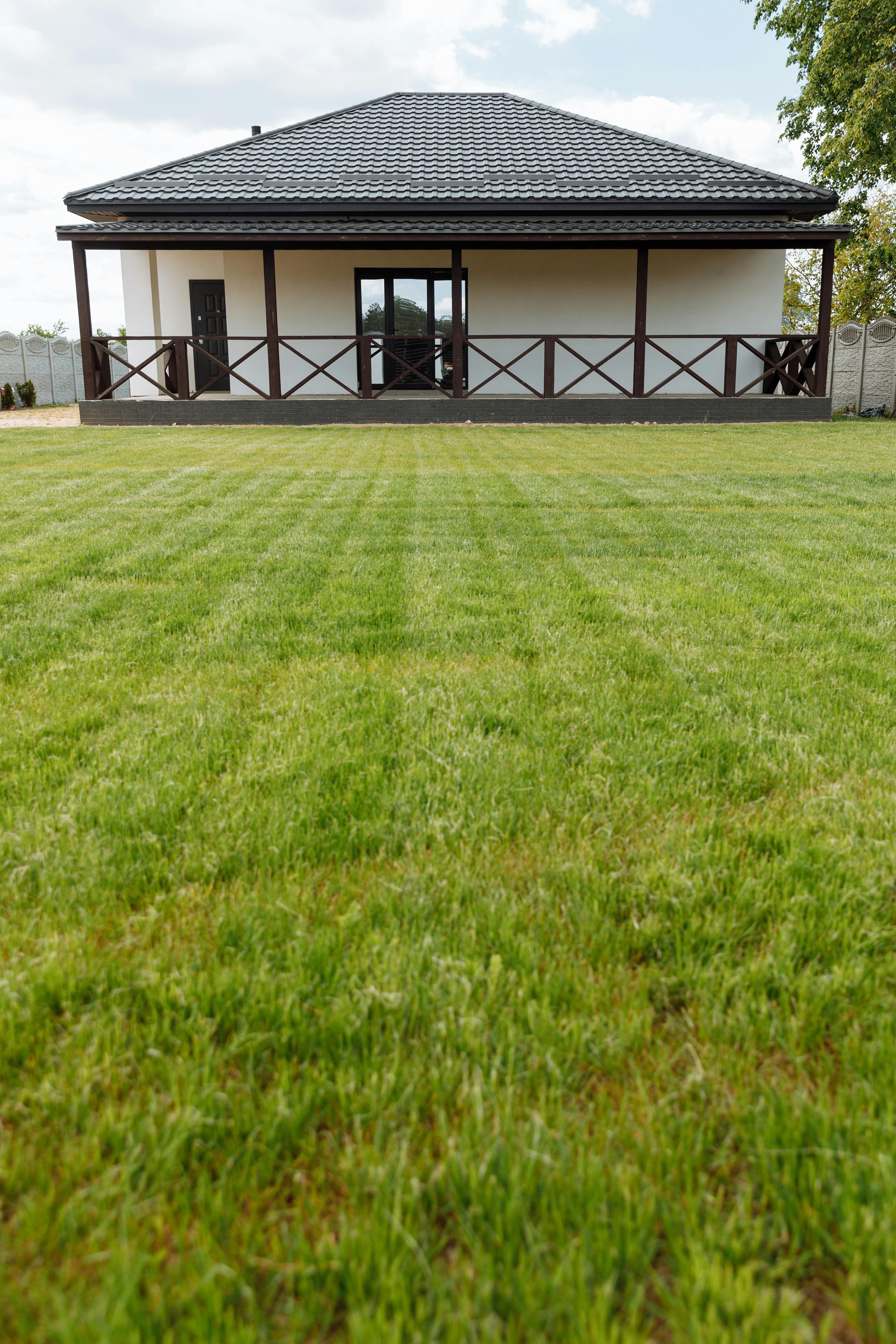 Real lawn care transformation context at a Yuba City property