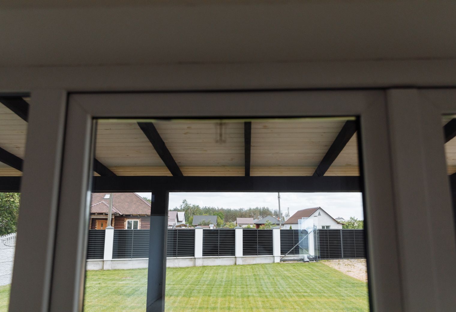 uPVC Spraying in Goddington — surfaces prepped and cut in by hand