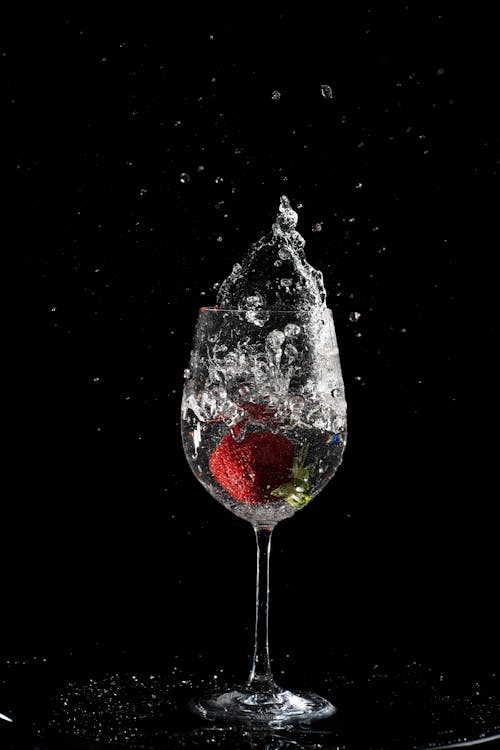 Foto d'estoc gratuïta de aigua, beguda, Copa de vi