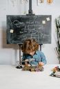 A Smart Boy Doing a Science Experiment