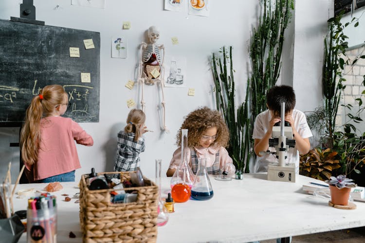 Students Inside A Classroom