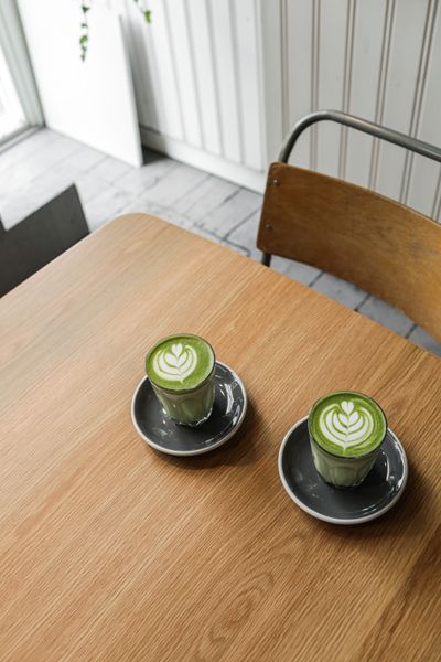 Matcha lattes crafted with care