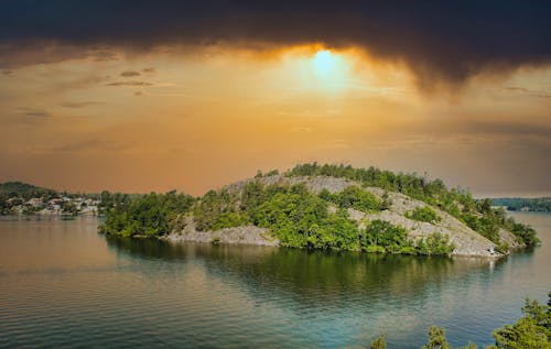 Darmowe zdjęcie z galerii z chmury, jezioro, skandynawski