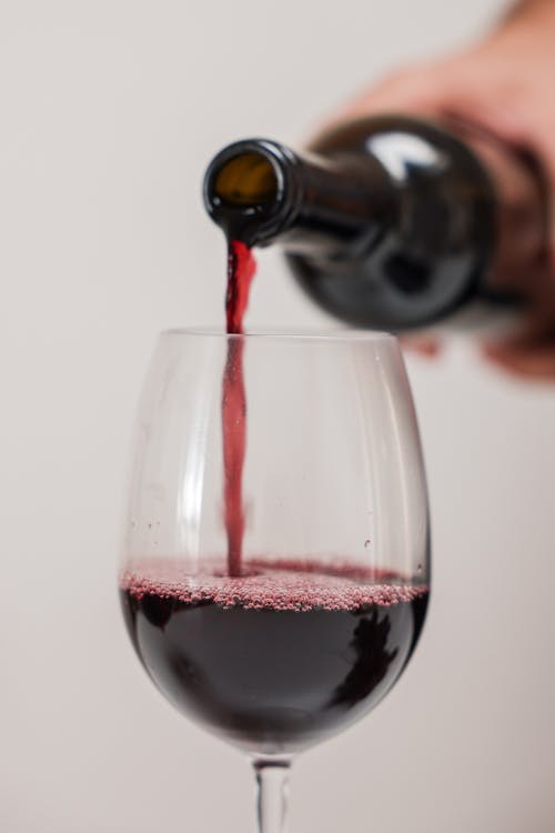 Kostnadsfri bild av dryck, klart glas, rödvin