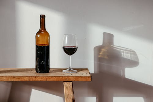 Kostnadsfri bild av flaska, rödvin