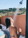 Woman Taking a Shower