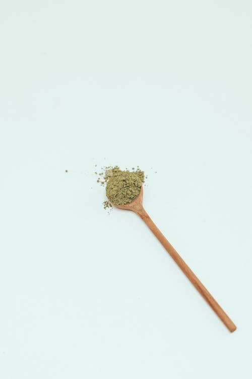 Match Powder on Wooden Spoon