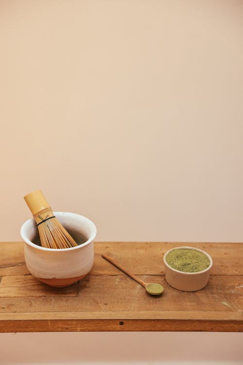 Free stock photo of bamboo, bowl, condiment Stock Photo