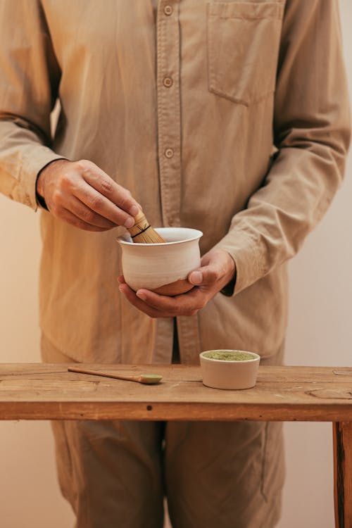 Gratis stockfoto met bamboe vliegenmepper, bruin, groene thee