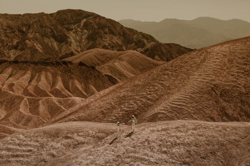 Immagine gratuita di arido, astronauti, camminando