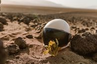 White and Black Ball on Brown Sand