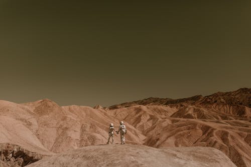 Foto d'estoc gratuïta de a l'aire lliure, astronautes, astronomia