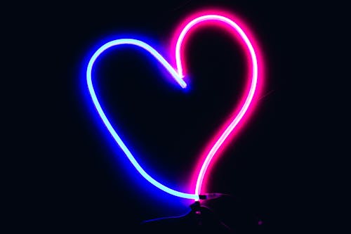 Heart Shaped Neon Light