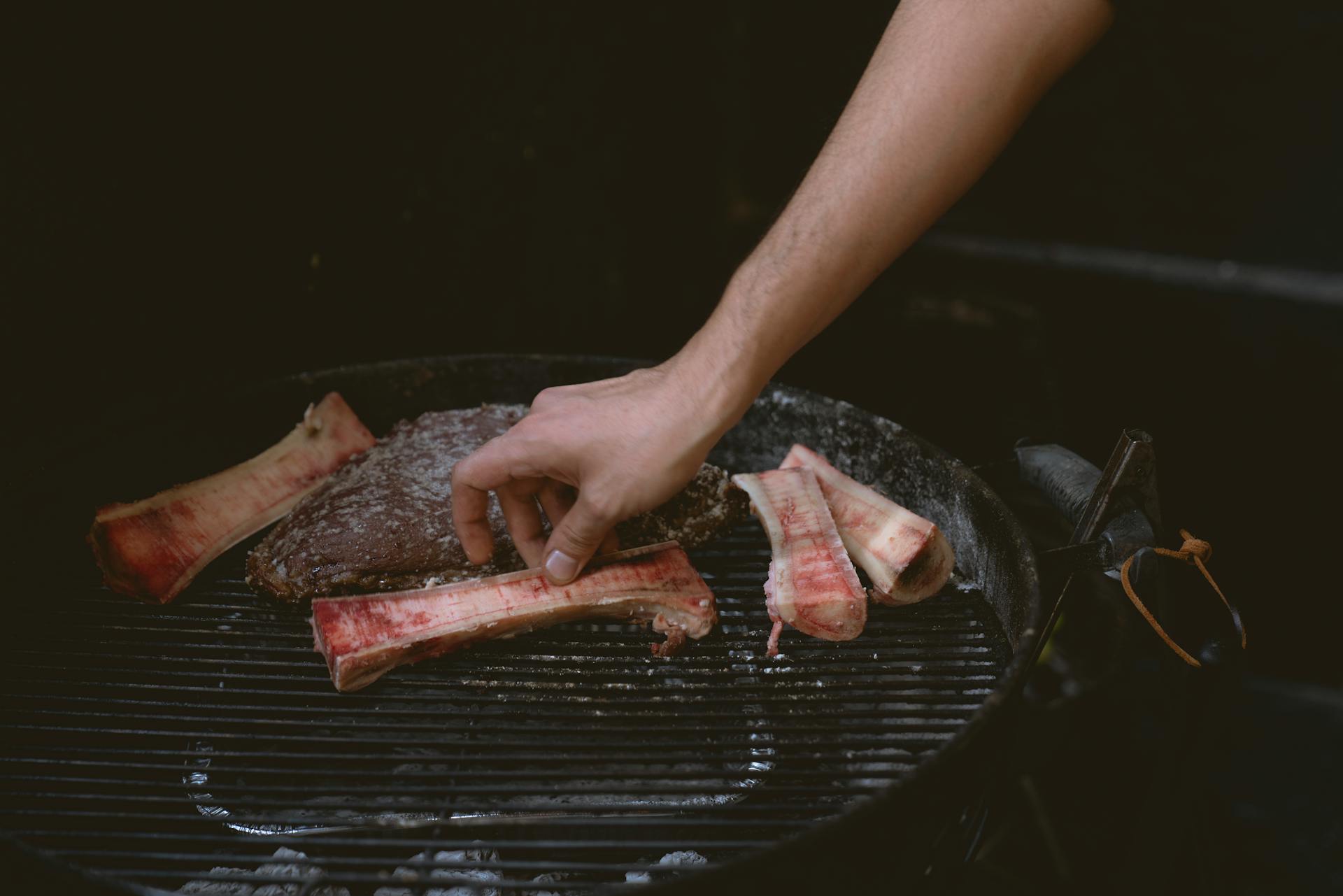 Grilling of Narrow Bones