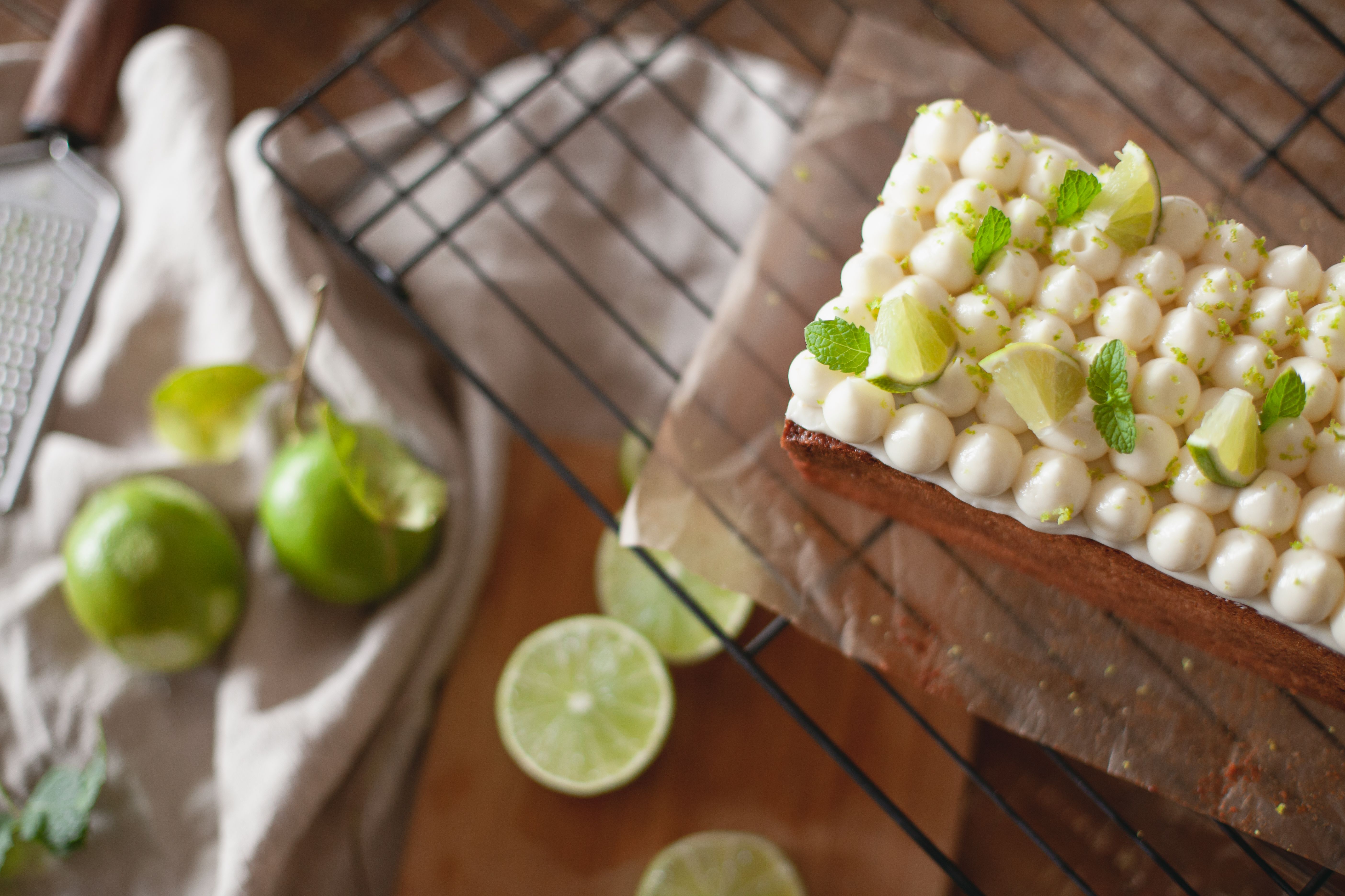 Thai Coconut Milk Crumb Cake with Lime Zest