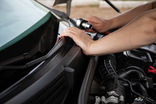 Foto profissional grátis de automobilístico, chave soquete, fixação