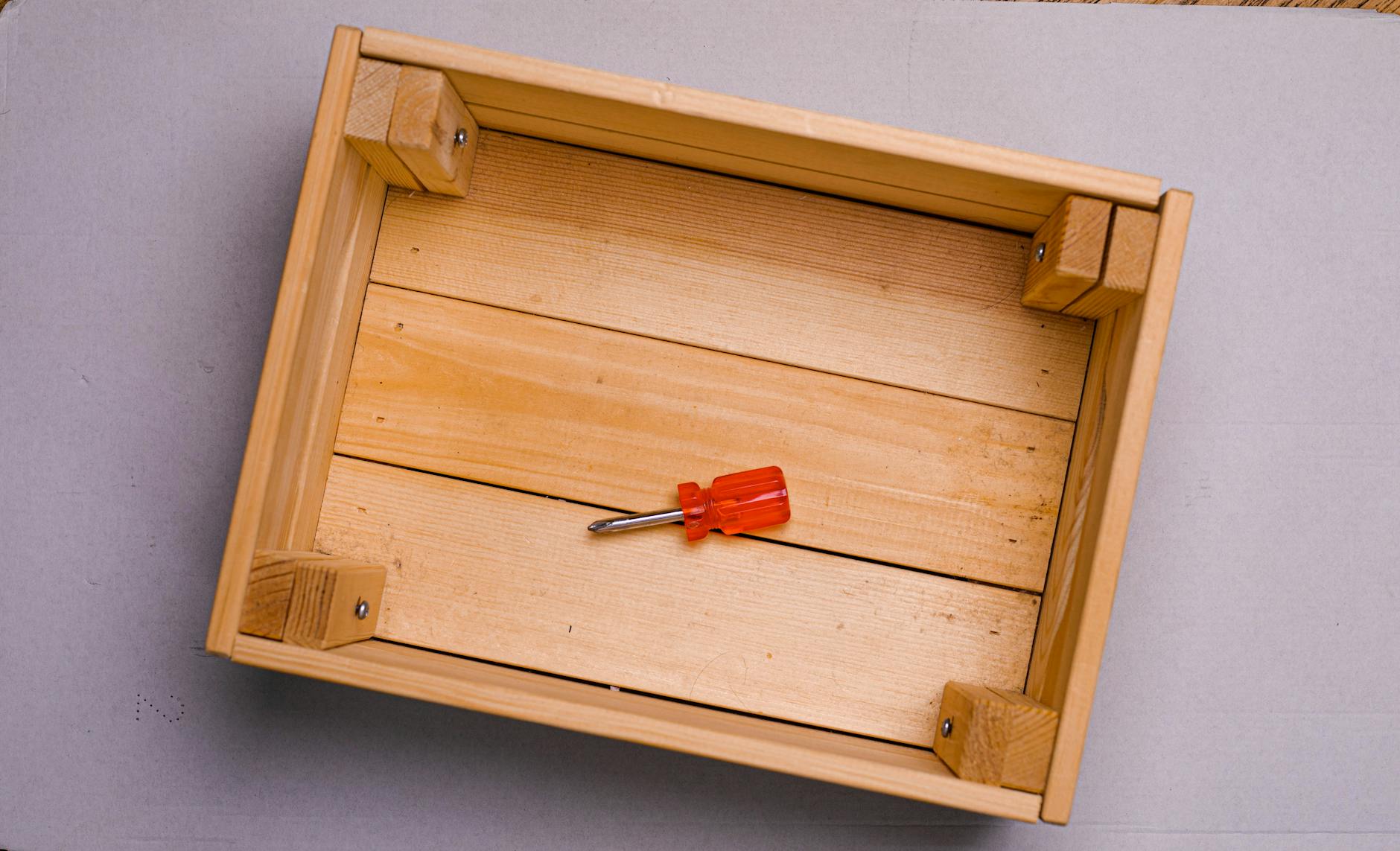 Small Tool in a Wooden Box