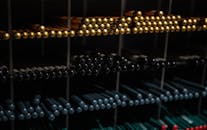 Assorted Pencils on a Rack