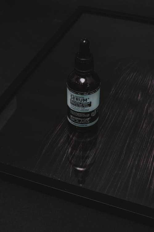 Free Black Serum Bottle Stock Photo
