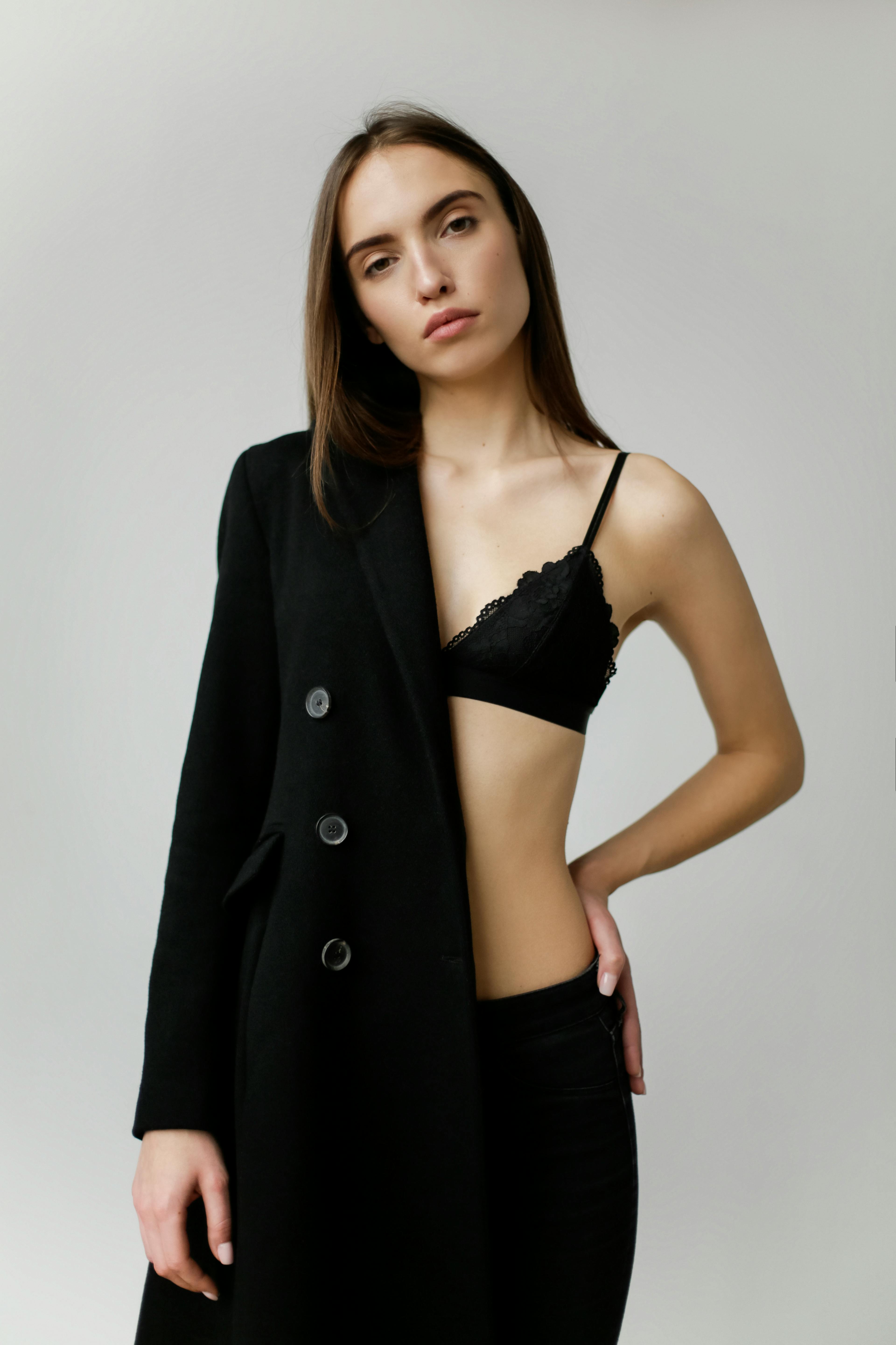 Half on sale black coat