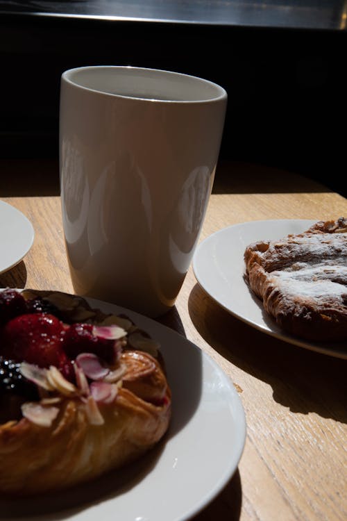 Pastries on Plates