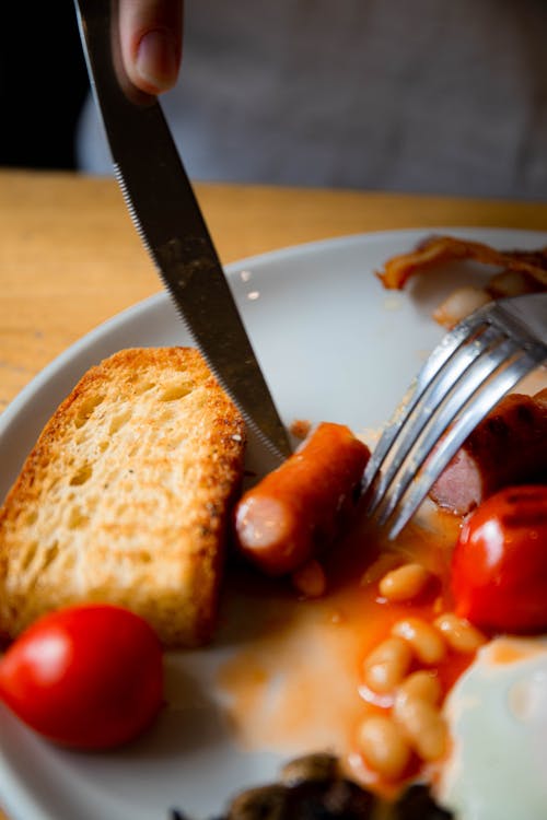 Foto profissional grátis de alimento, faca, faqueiro