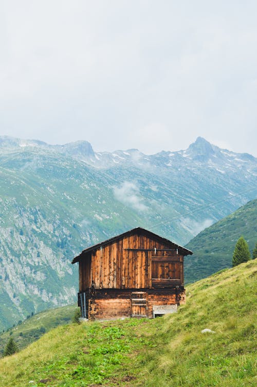 A Wooden House on the Mountain