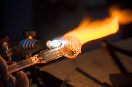 Free stock photo of glass blowing