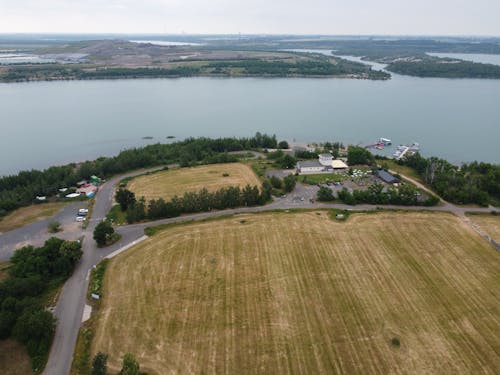 Foto d'estoc gratuïta de agrícola, camp, foto des d'un dron