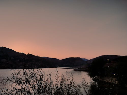 Free stock photo of beautiful nature, beautiful sunset, dam Stock Photo