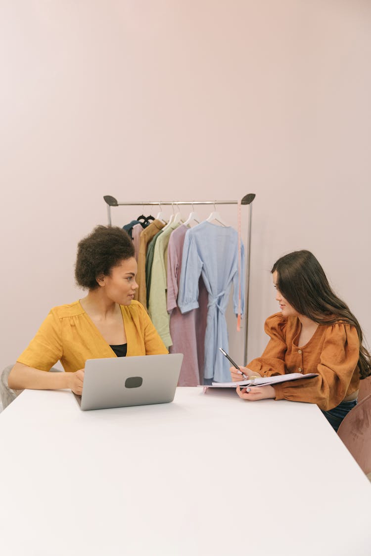 Women Having A Meeting At The Office