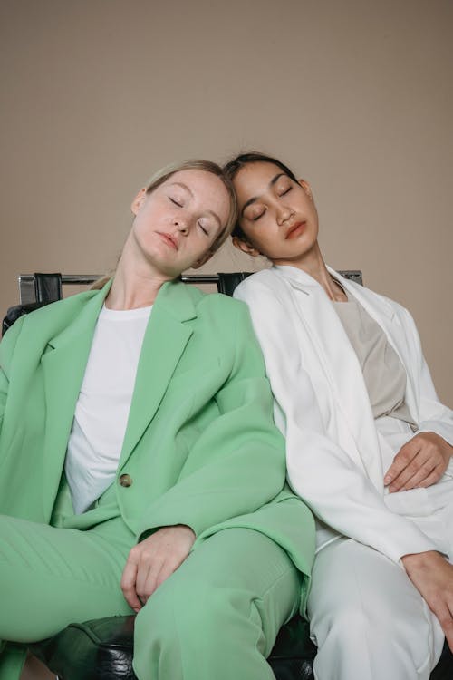 Women Sleeping on a Chair