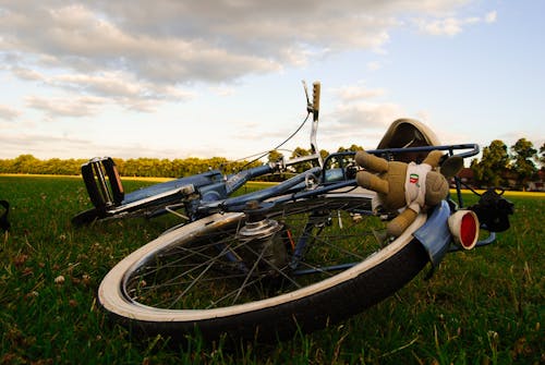 Fotos de stock gratuitas de azul, bici vintage, bicicleta plegable