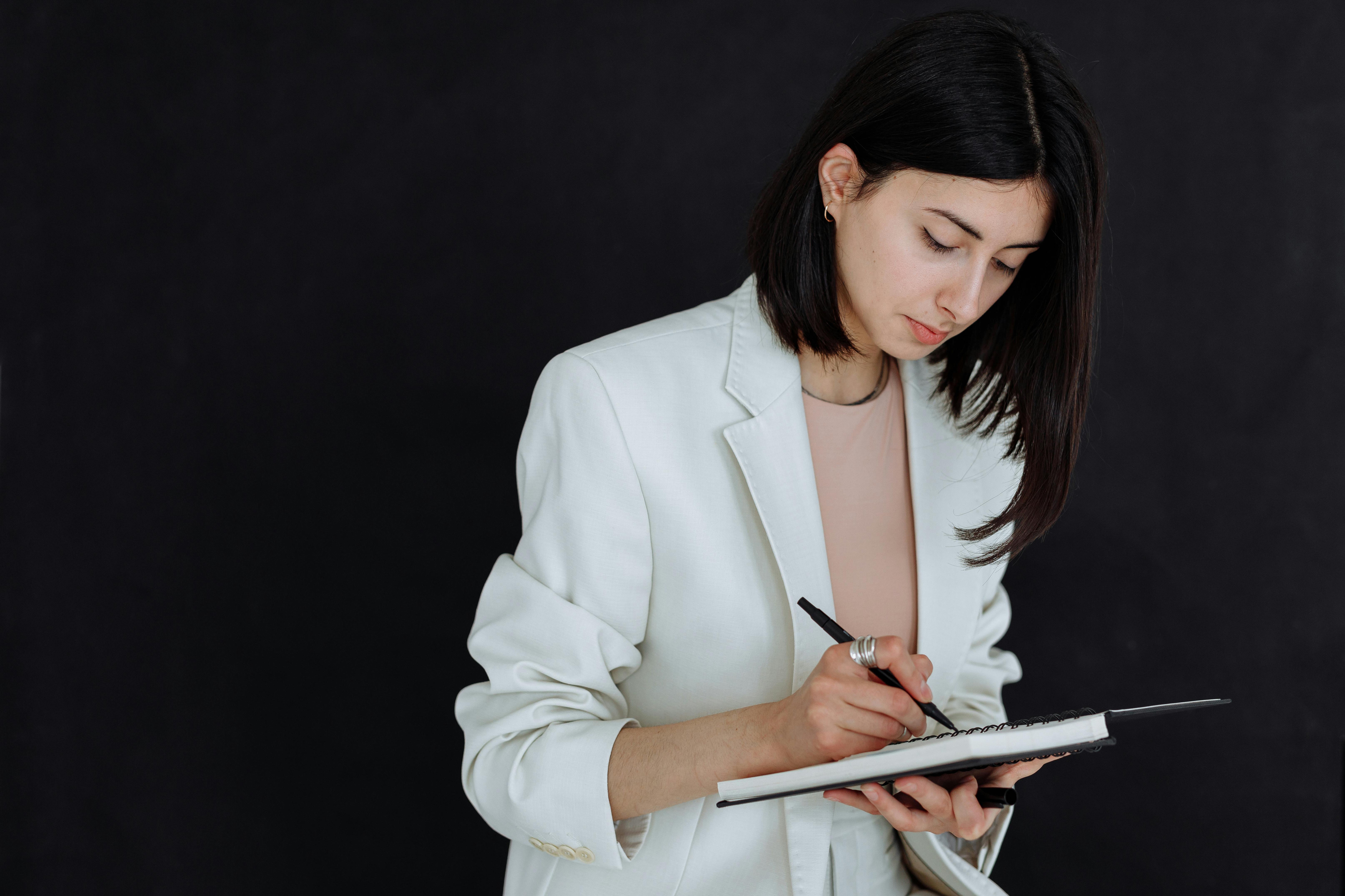 Wide shot of a World Cup ski course in the mountains under blue sky