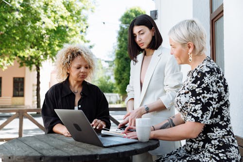 Free A Women having Business Meeting Together Stock Photo
