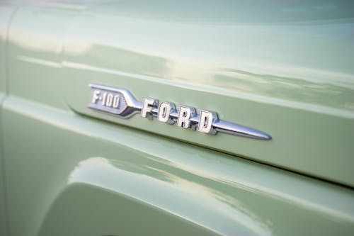 Close-Up Shot of a Car Logo