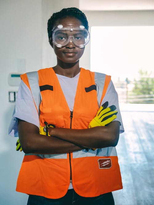 Woman Engineer in PPE