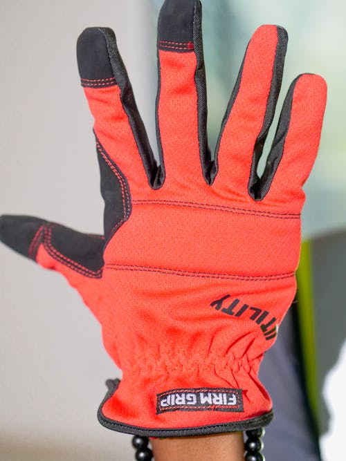 Red Protective Gloves