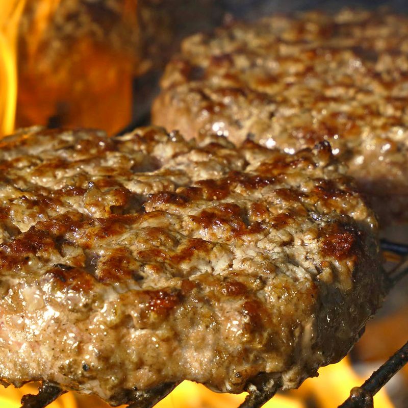 Summer Picnic Beef Burgers with Corn Butter and Herb Crust