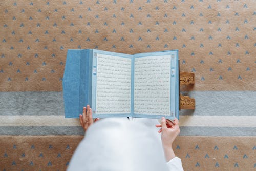 A Person Holding a Book