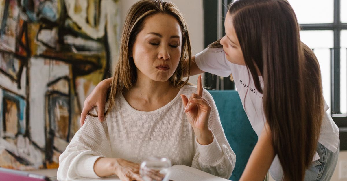Distrusting Woman A Girl Distracting the Woman From Working · Free Stock Photo