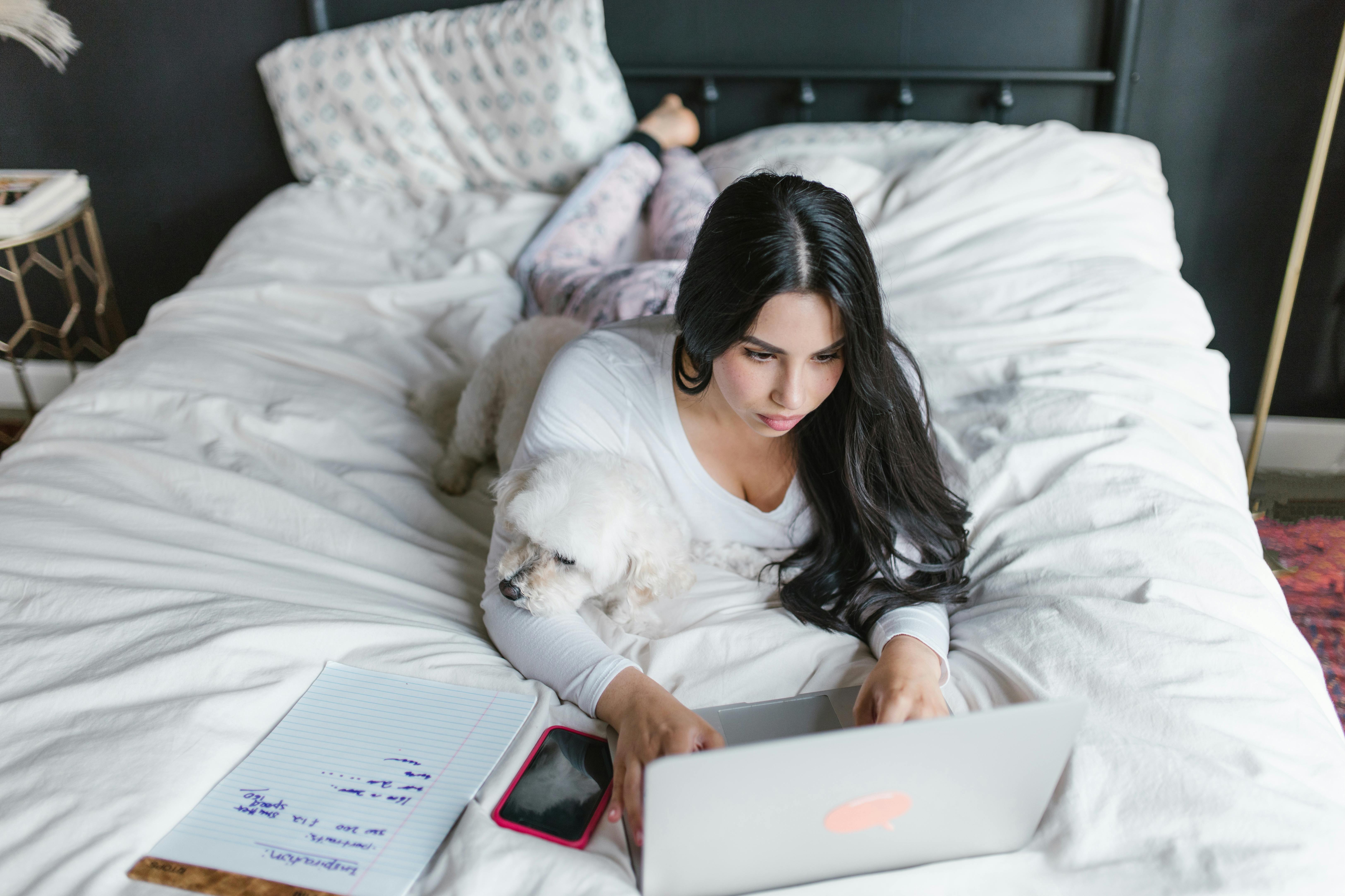 Cozy home setting with throw pillows featuring pet designs