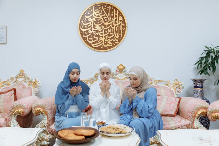 Women Sitting On The Couch