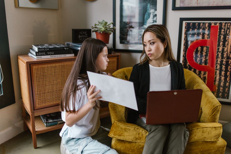 parent laptop paperwork