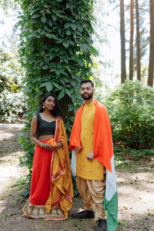 Couple in an Indian Traditional Wear 