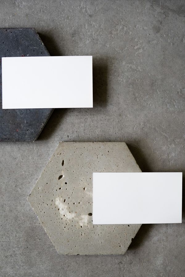 A premium Square business card mockup by Inkgility on a styled, branded background