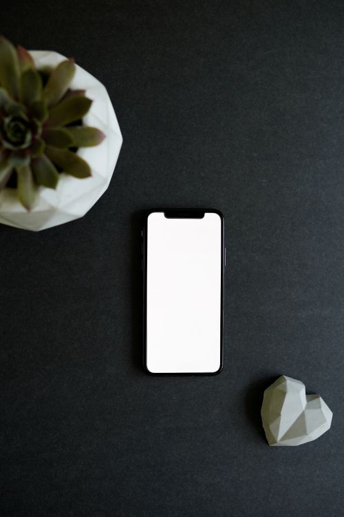 Facebook ad template on phone