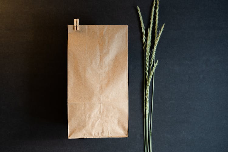 Paper Bag And Wheat