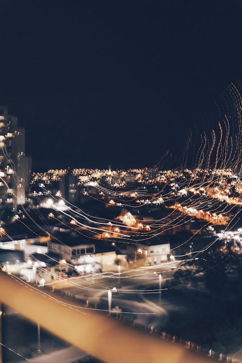 Free stock photo of city, city lights, evening