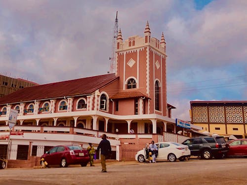 Free stock photo of church building, kumasi, warm day Stock Photo